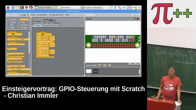 Einsteigervortrag: GPIO-Steuerung mit Scratch – Pi and More 10 - Uni Trier - 24. Juni 2017 смотреть онлайн