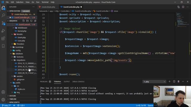 Curso Laravel - Upload de imagens com Laravel - #17 смотреть онлайн