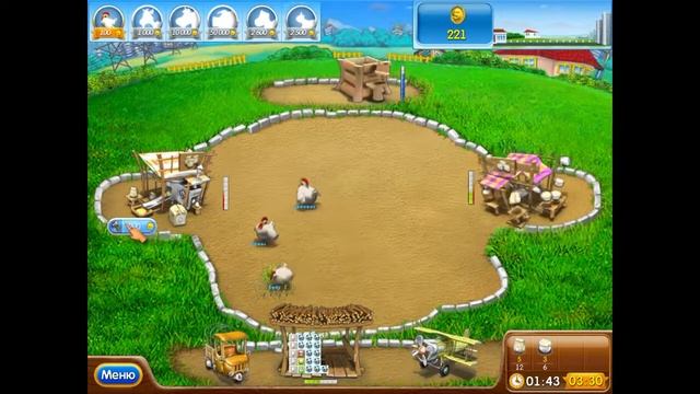 Веселая ферма. Печем пиццу , 5 уровень (Мучная 1) смотреть онлайн