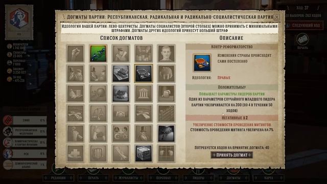 Политический симулятор | Полное прохождение | Evil Democracy: 1932