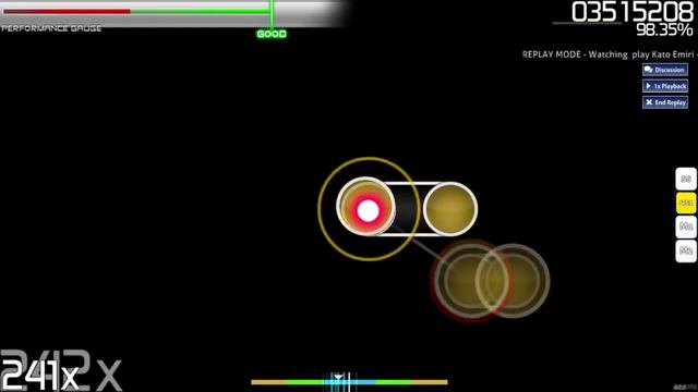 osu! - Kato Emiri - Kiraippai X Sukiippai (JUMPY WOW) смотреть онлайн