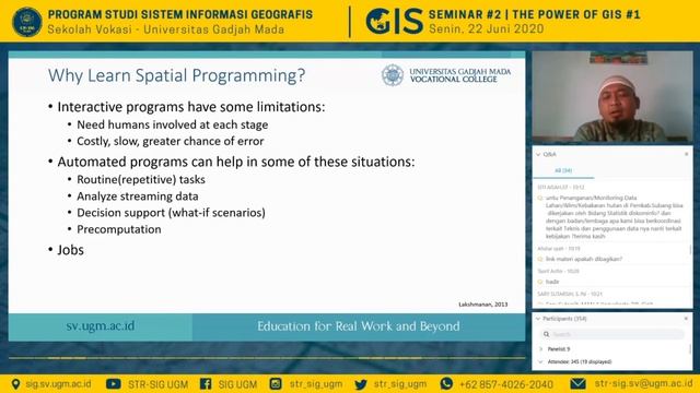 #SIGUGM GIS Seminar #2 : "The Power of GIS #1" смотреть онлайн