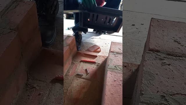 Вариант установки печной дверцы в готовый проем. смотреть онлайн