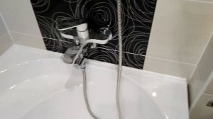 Смеситель для ванной с тропическим душем IDDIS. Своими руками