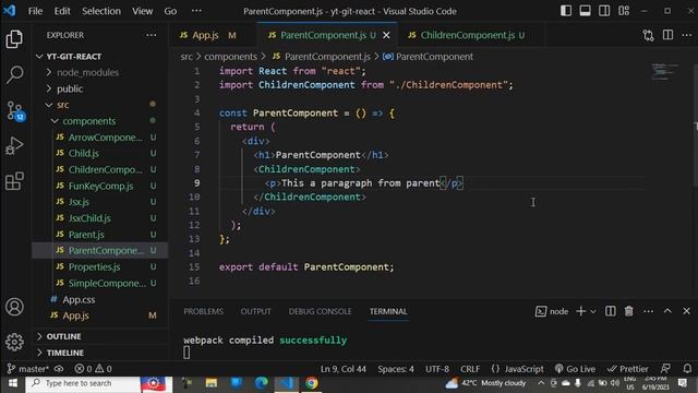 Part-12: Children as Props in react js смотреть онлайн