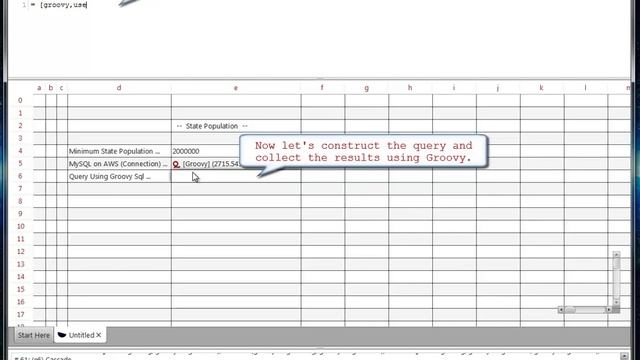 Using Groovy and SQL in QuantCell смотреть онлайн