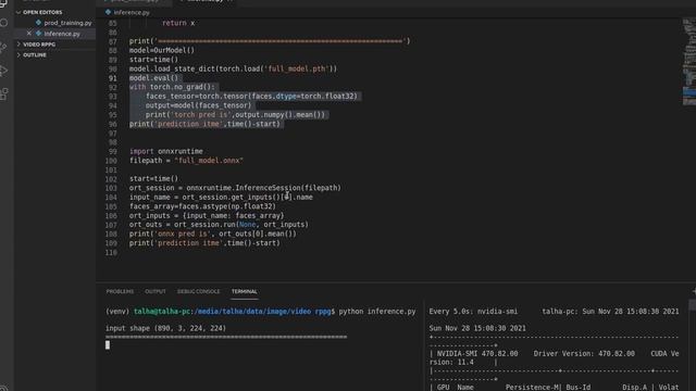 Pytorch Vs Onnxruntime Comparison During Inference