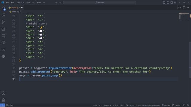 Build Weather Checker CLI App - Python programming + OpenWeatherMap API смотреть онлайн