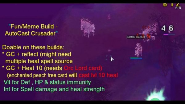 Autocast crusader Ragnarok Classic pre-renewal