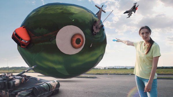 Пакман (Pacman) vs Tasty Planet In Real Life