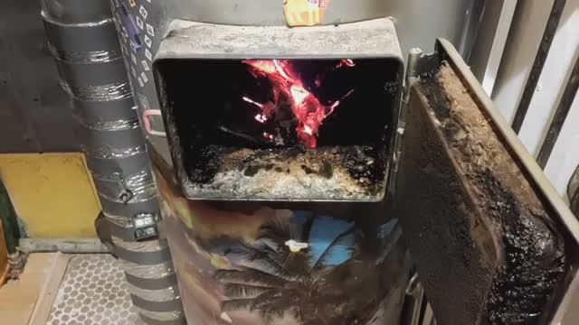 Отопление частного дома  Котельная. Модернизирован твердотопливный котел длительного горения