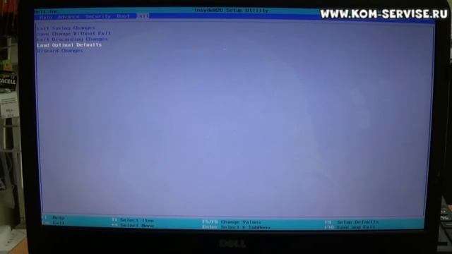 Как самому сбросить биос до заводских настроек у ноутбуков DELL смотреть онлайн