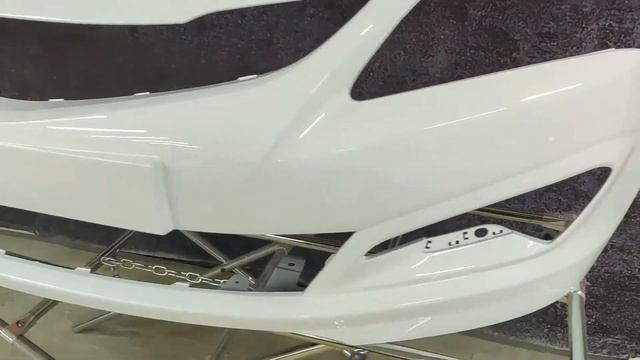 Бампер передний SOLARIS 2014 PGU - WHITE CRYSTAL БЕЛЫЙ новый есть все цвета