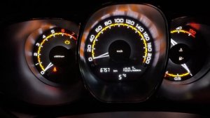 Меню показаний бортового компьютера на Lada Vesta