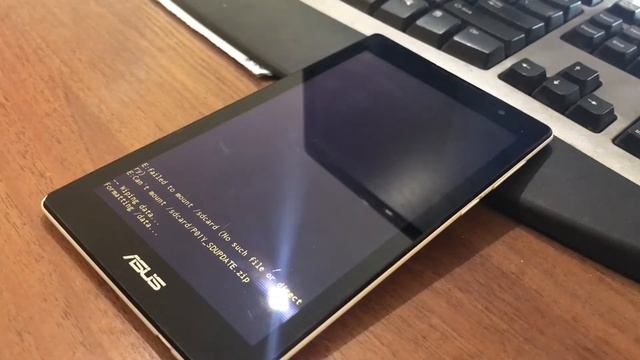 Asus ZenPad C 7 полный сброс | Asus P01Y hard reset смотреть онлайн