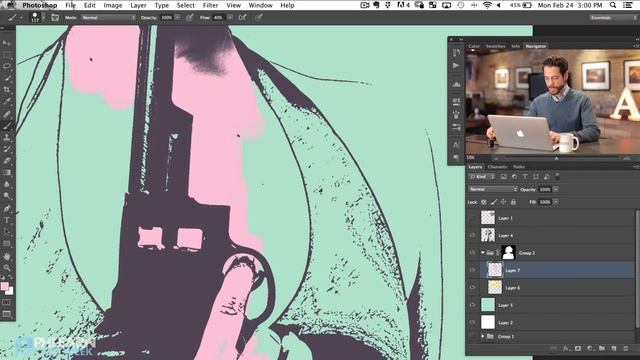 How to Create a Pop Art Image in Photoshop (Part 2) смотреть онлайн