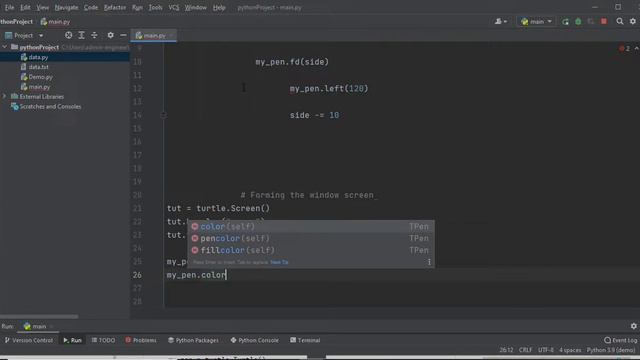 Draw Shape inside Shape in Python Using Turtle смотреть онлайн