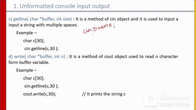 Console Input Output functions in C++ #Lecture26 смотреть онлайн