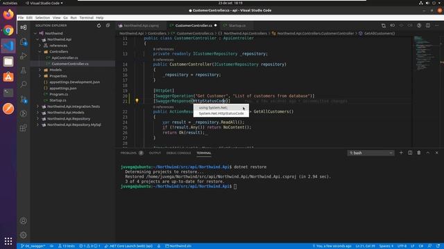 08 Swagger Annotation - Web API Rest Net Core смотреть онлайн