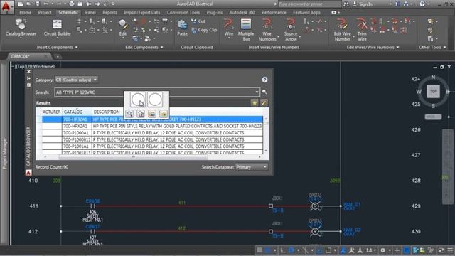 Autodesk AutoCAD Electrical - catalog browser previews inserts parts video смотреть онлайн