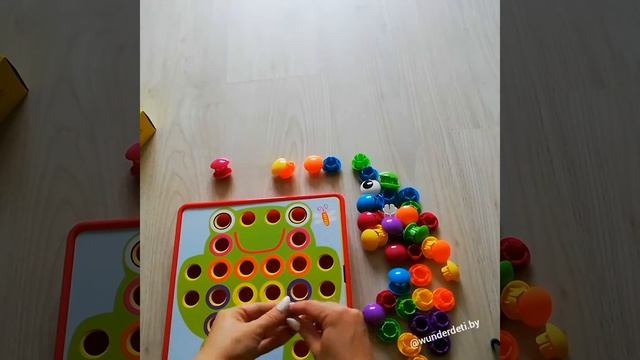 Развивающая мозаика-пуговки Button Idea смотреть онлайн