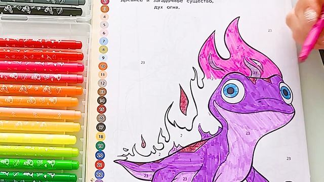 Холодное сердце 2 раскраска Дух огня. Frozen 2 Fire Spirit coloring page 0+ смотреть онлайн