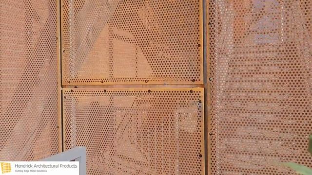▶ Corten Perforated Panels - Corten Cladding - Architectural Sheet Metal Work смотреть онлайн