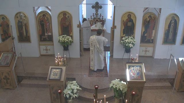2022.01.07. РОЖДЕСТВО ГОСПОДА НАШЕГО ИИСУСА ХРИСТА. Часы и Божественная Литургия. смотреть онлайн