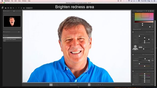 SkinFiner portrait retouching: Remove redness & even skin tone смотреть онлайн