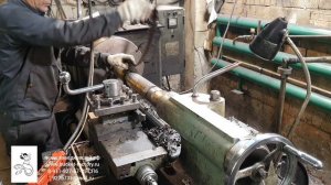 Работа станка ДИП-300. Токарная обработка детали. ЗАВОД КОВШЕЙ