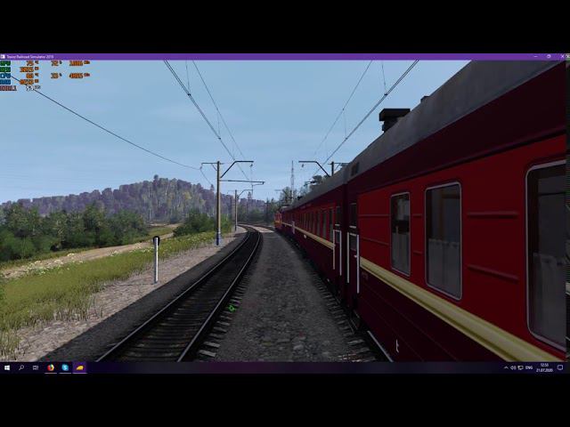 Trainz19, смотрим ЧС2Т с тенями.