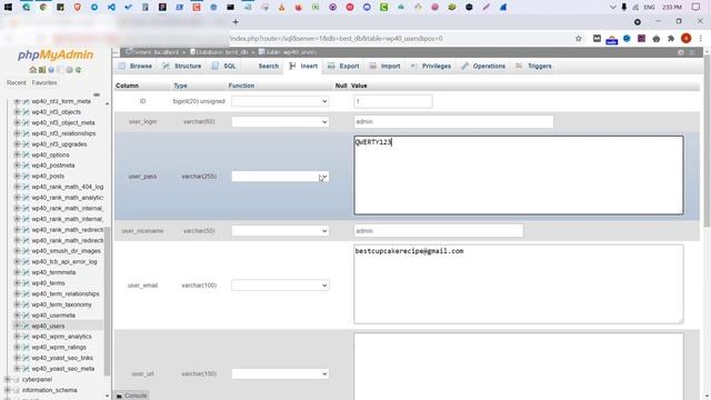 how to reset WordPress password from cPanel with phpMyAdmin database смотреть онлайн