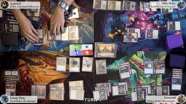 MTG Quintessential Commander #12 | Obeka vs Belbe vs Nicol Bolas vs Kathril | 4-player EDH gameplay смотреть онлайн