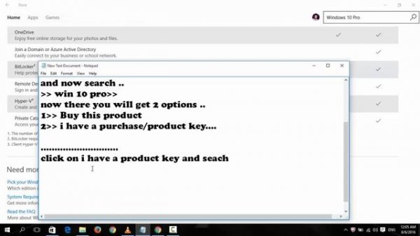 HOW TO UPGRADE FROM 'WINDOWS 10 HOME TO WIN 10 PRO'