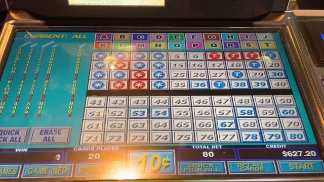 Multicard 5 Spots 6/7 hits Lots of Action going for $22,400 Jackpot #kingof5spots #kenonation смотреть онлайн