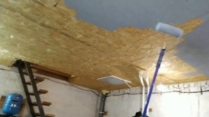 Жилой гараж! led освещение в гараже. Покраска потолка.