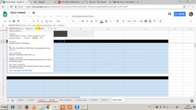IMPORT FEED-Google Sheets 2018 смотреть онлайн