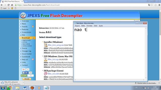 Como Instalar O JPEXS FFdec No Computador Windows 7 - 8.1 - 10 - смотреть онлайн