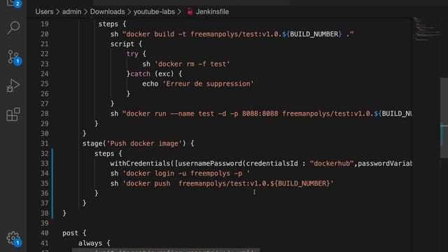CI/CD - Episode 11 : Pusher une image docker dans un registre depuis le Jenkinsfile смотреть онлайн