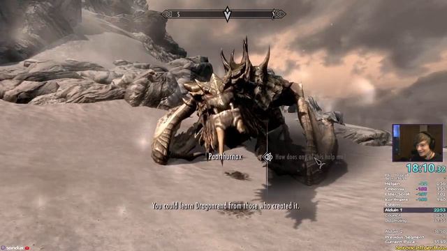 Skyrim Main Quest Speedrun 34:54 смотреть онлайн