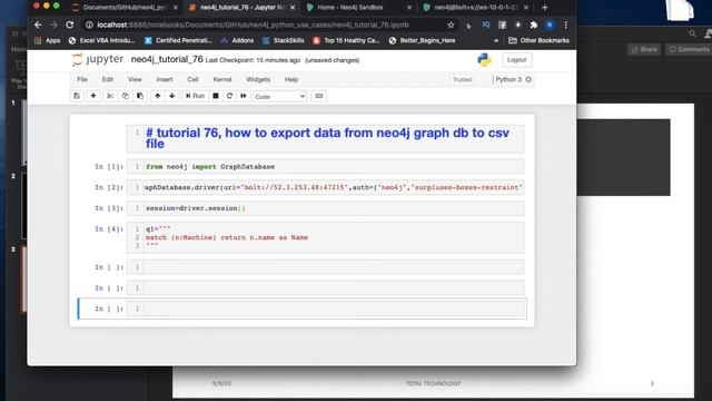 NEO4J|NEO4J TUTORIAL|Neo4j Python|How To Export Data From Neo4j To Csv File|PART:76 смотреть онлайн