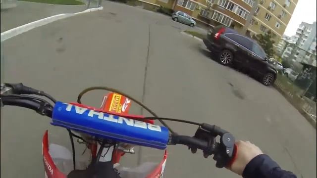 Весенние покатушки Honda cr 500, двигатель чезет 514 смотреть онлайн