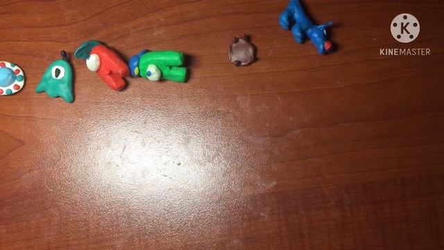 Питомцы из Among Us из пластилина!