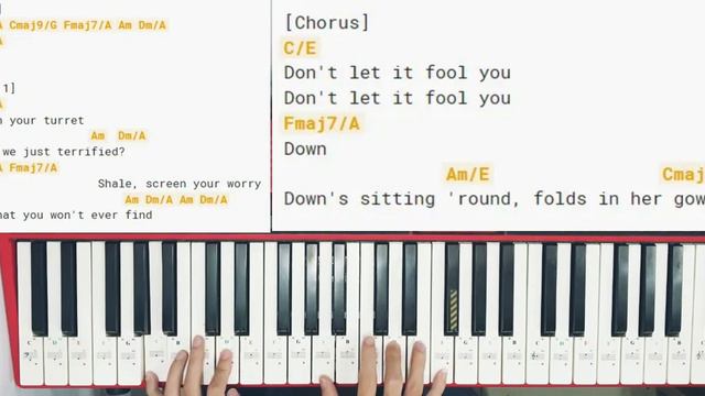 Bon Iver - Rosyln (Piano Accompaniment Tutorial) #chords #howtoplay смотреть онлайн