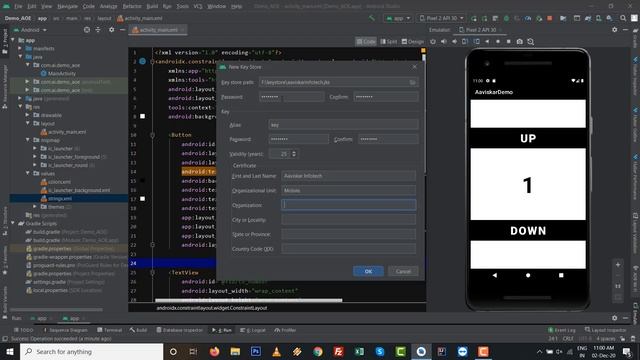 How to Generate Signed apk Android Studio | Generate apk from Android Studio смотреть онлайн