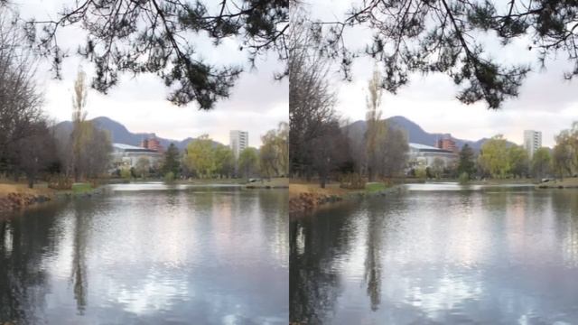 Sony NEX-5 3D Sweep Panorama - Landscape Pond смотреть онлайн
