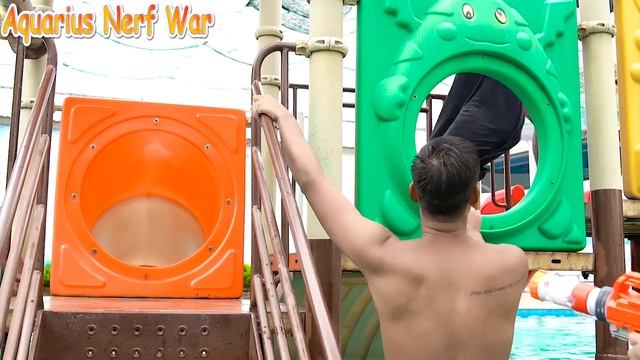 Criminal Group HACKER Prank Girls At Swimming Pool| SEAL X Warrior Nerf Guns Fight смотреть онлайн