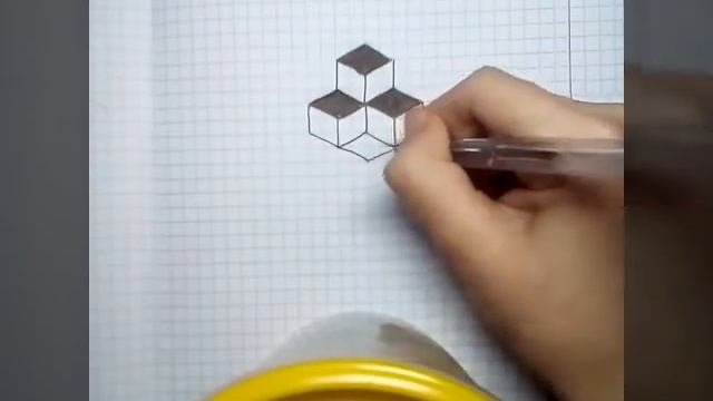 Рисуем/Объёмные Кубы/1 смотреть онлайн