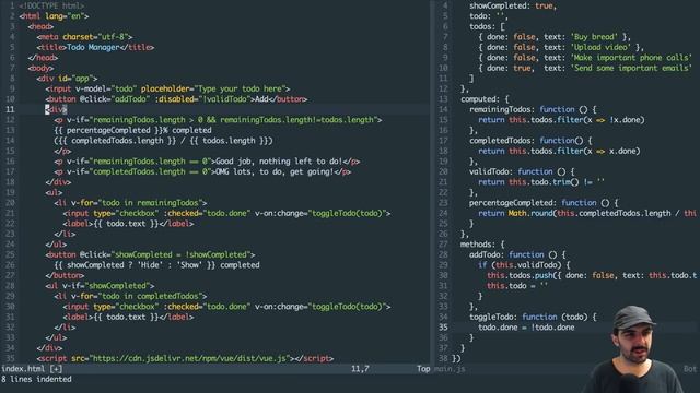 Todo App in Vue.js – The Hard Way (Ep18) смотреть онлайн