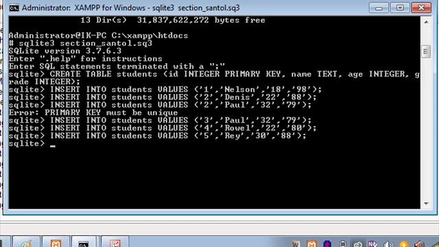 SQLite and PHP Tutorial смотреть онлайн